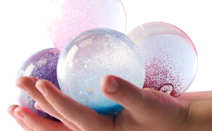 sensory glitter ball