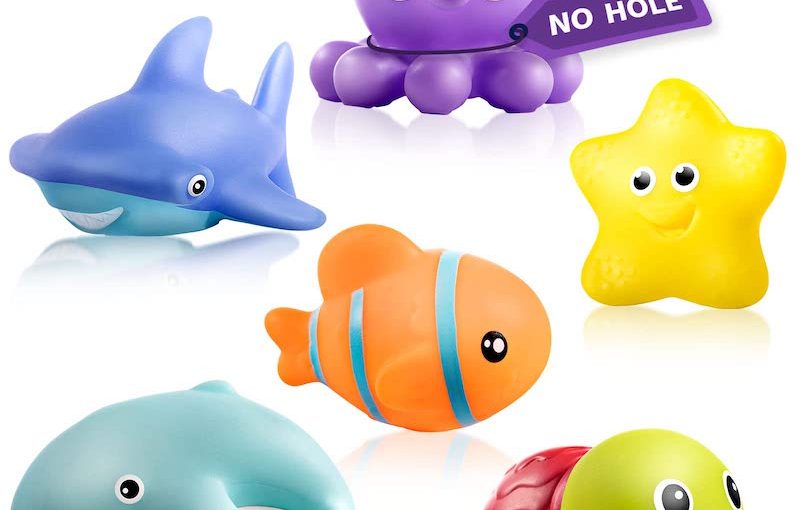 no hole bath toys