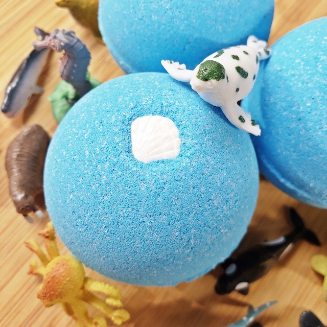 kids bath bombs with toys