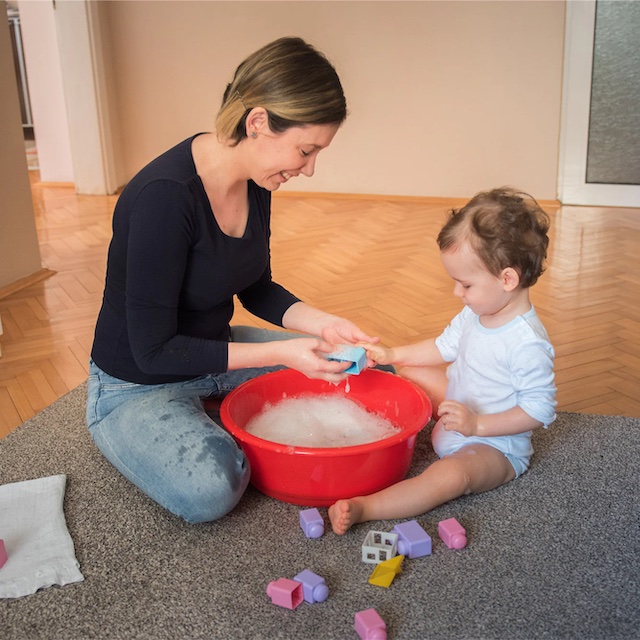 best way to clean bath toys