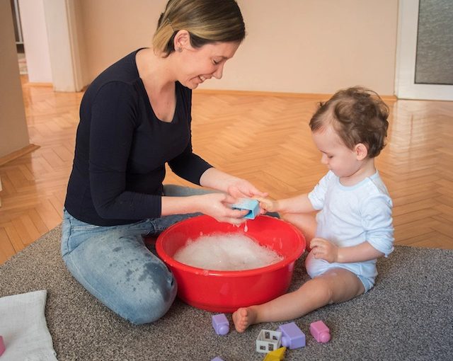 best way to clean bath toys